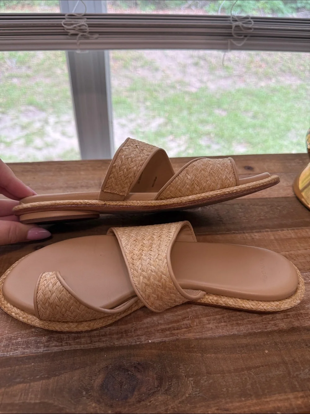 Vince Raffia Sandals - Picture 7 of 9
